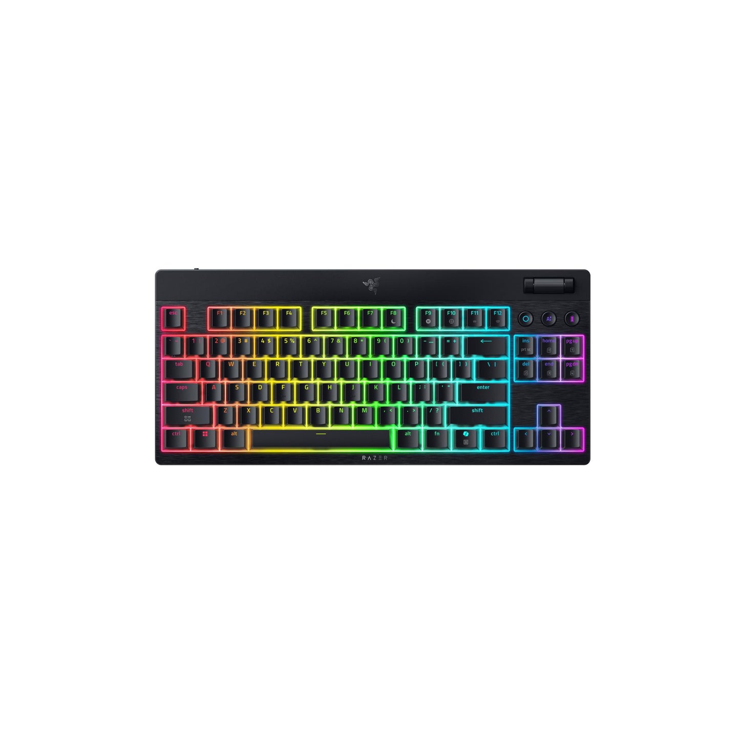 Razer BlackWidow V4 LP TKL HyperSpeed Wireless Low-profile Mechanical Gaming Keyboard Tenkeyless (Yellow Linear Switch)