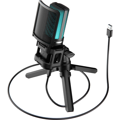 Playmax RGB Black Microphone