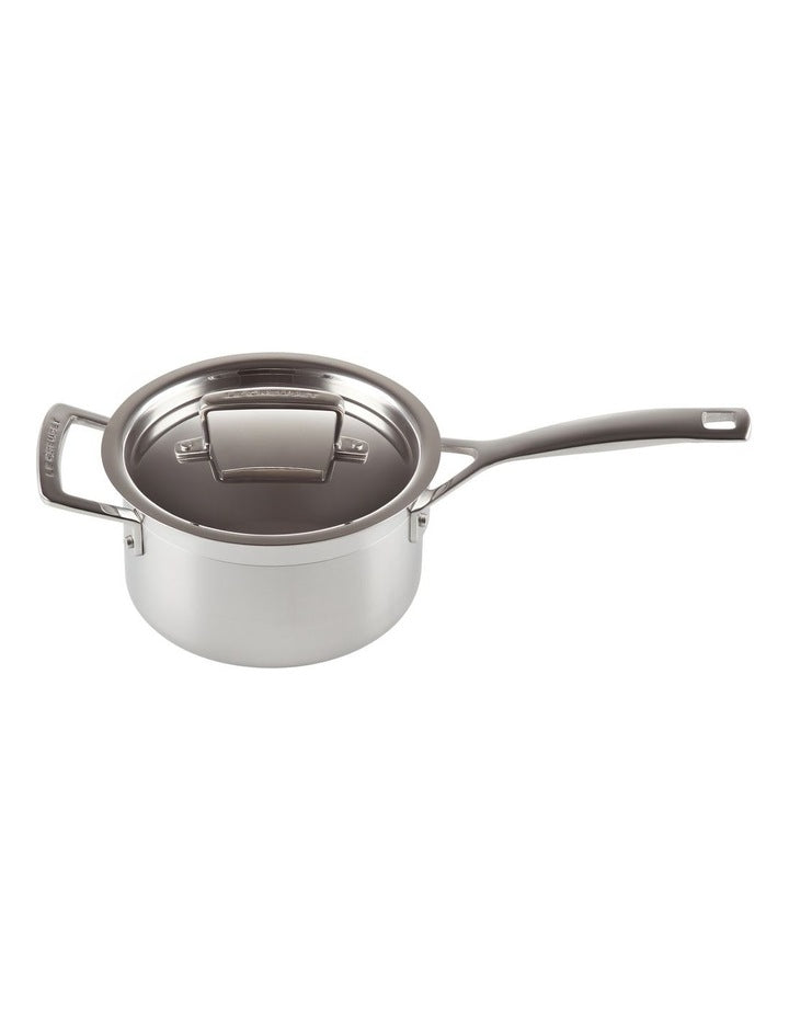 Classic 3-Ply Saucepan 16cm With Helper Handle in Steel