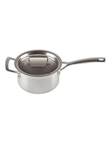 Classic 3-Ply Saucepan 16cm With Helper Handle in Steel