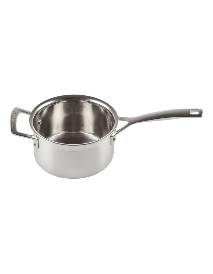 Classic 3-Ply Saucepan 16cm With Helper Handle in Steel
