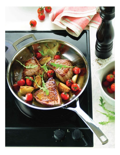 Classic 3-Ply Frypan Uncoated 28cm in Stainless Steel