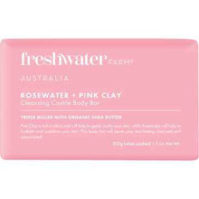 Freshwater Farm Australia Rosewater & Pink Clay Cleansing Bar 200g