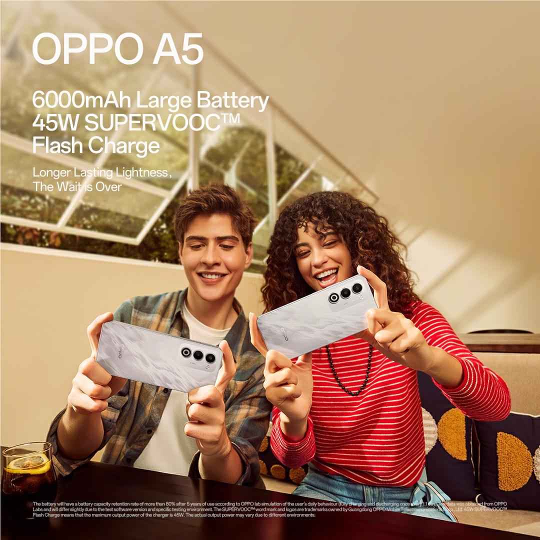 OPPO A5 4G 128GB (Mist White)
