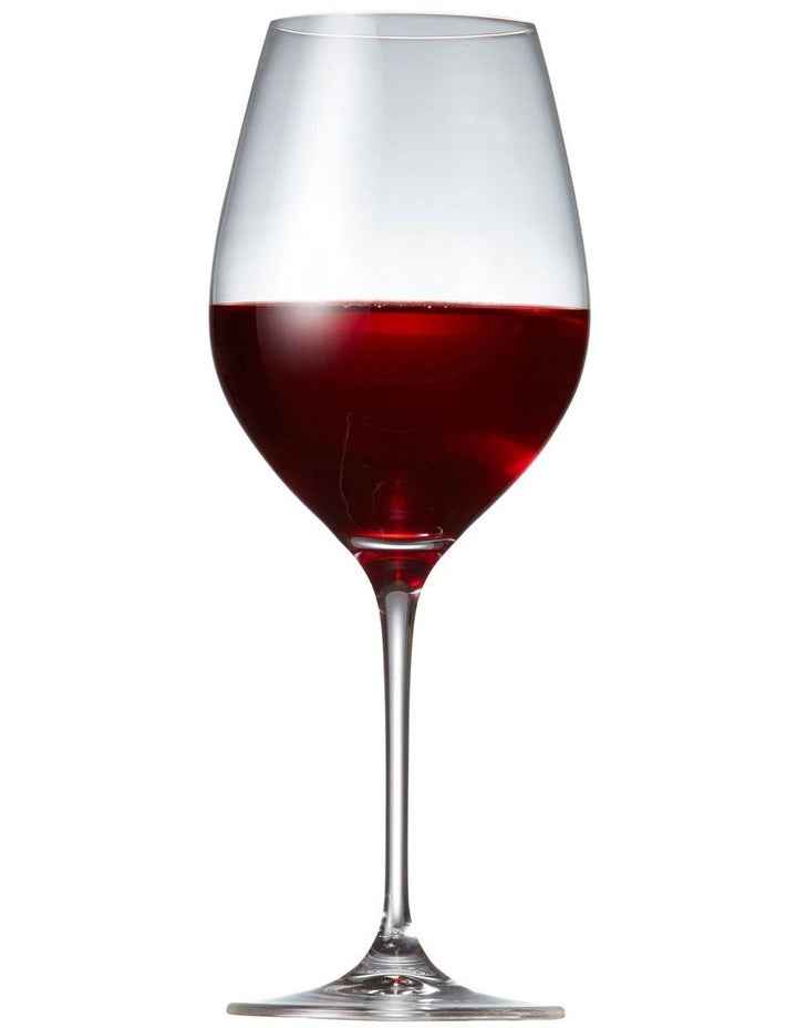 Cuvee Red Wine Glasses Set Of 6 in Clear