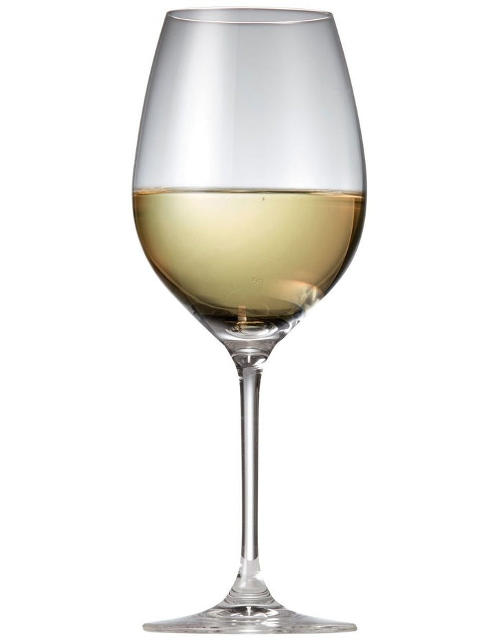Cuvee Wine Glasses Set Of 6 in White