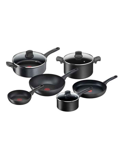 Ultimate Non-Stick Induction Cookware Set 6 Piece in Black