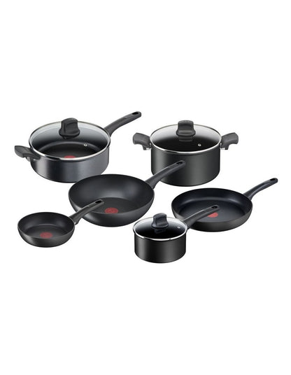 Ultimate Non-Stick Induction Cookware Set 6 Piece in Black