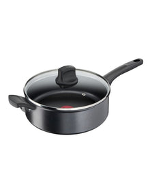 Ultimate Induction Non-Stick Sautepan/Lid 26cm in Black