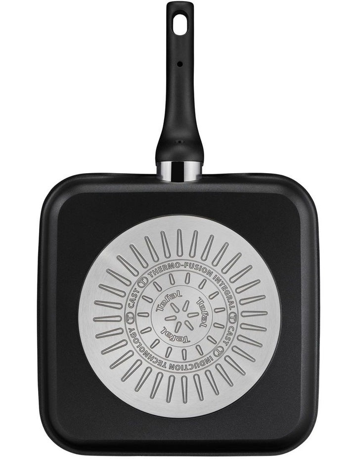 Unlimited Induction Non-Stick Grill Pan 26cm x26cm in Black