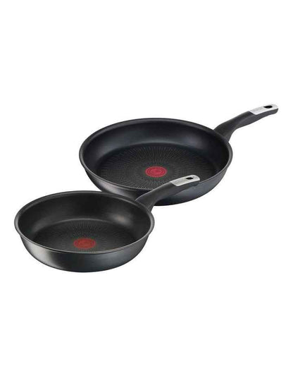 Unlimited Induction Non-Stick Frypan 26/30cm 2 Piece Set in Black