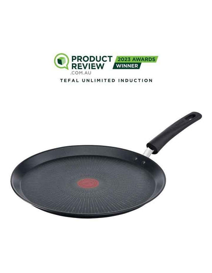 Unlimited Induction Non-Stick Crepe Pan 32cm in Black