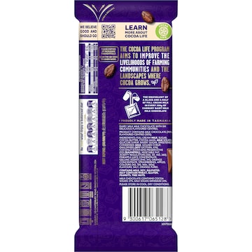 Cadbury Dairy Milk Snack Chocolate Block 180g