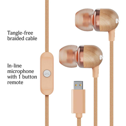 Marley Smile Jamaica USB-C In-Ear Headphones (Copper)