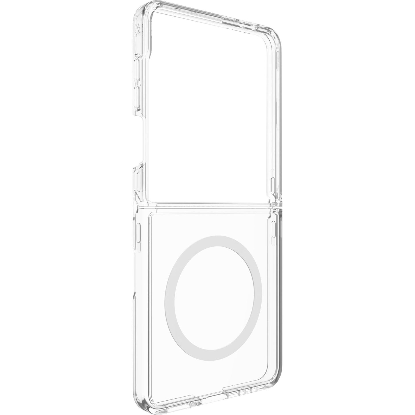 ZAGG Bridgetown Snap Magnetic Case for Galaxy Z Flip7 (Clear)