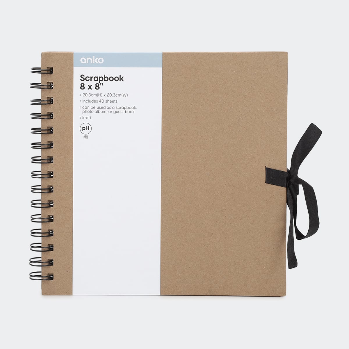 8in. x 8in. Scrapbook - Kraft