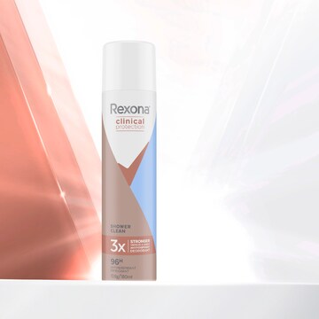 Rexona Women Clinical 96hr Deodorant Aerosol Shower Clean 180mL