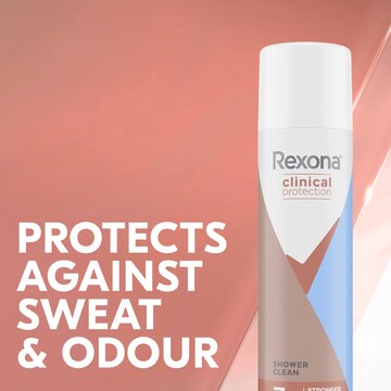 Rexona Women Clinical 96hr Deodorant Aerosol Shower Clean 180mL