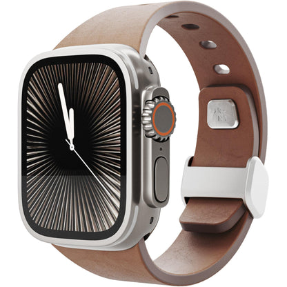 Journey URBAN Leather Apple Watch Band 42-49mm (Brown) [Large]