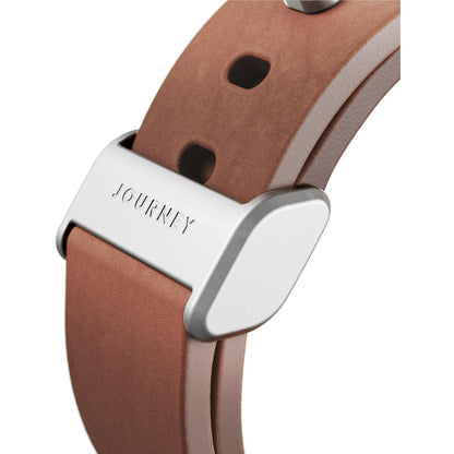 Journey URBAN Leather Apple Watch Band 42-49mm (Brown) [Large]