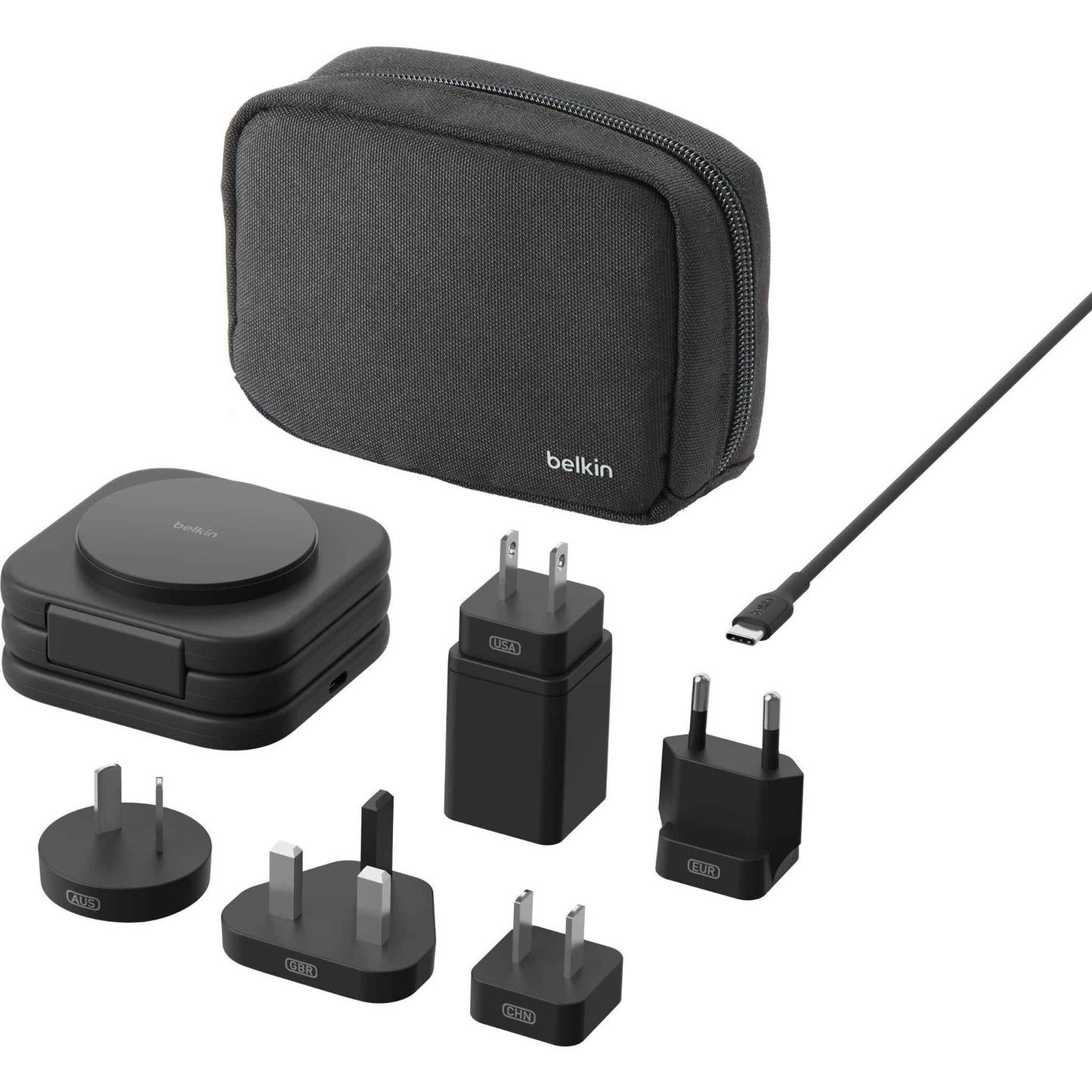 Belkin BoostCharge Pro Travel 3-in-1 Magnetic 15W Wireless Charging Pad