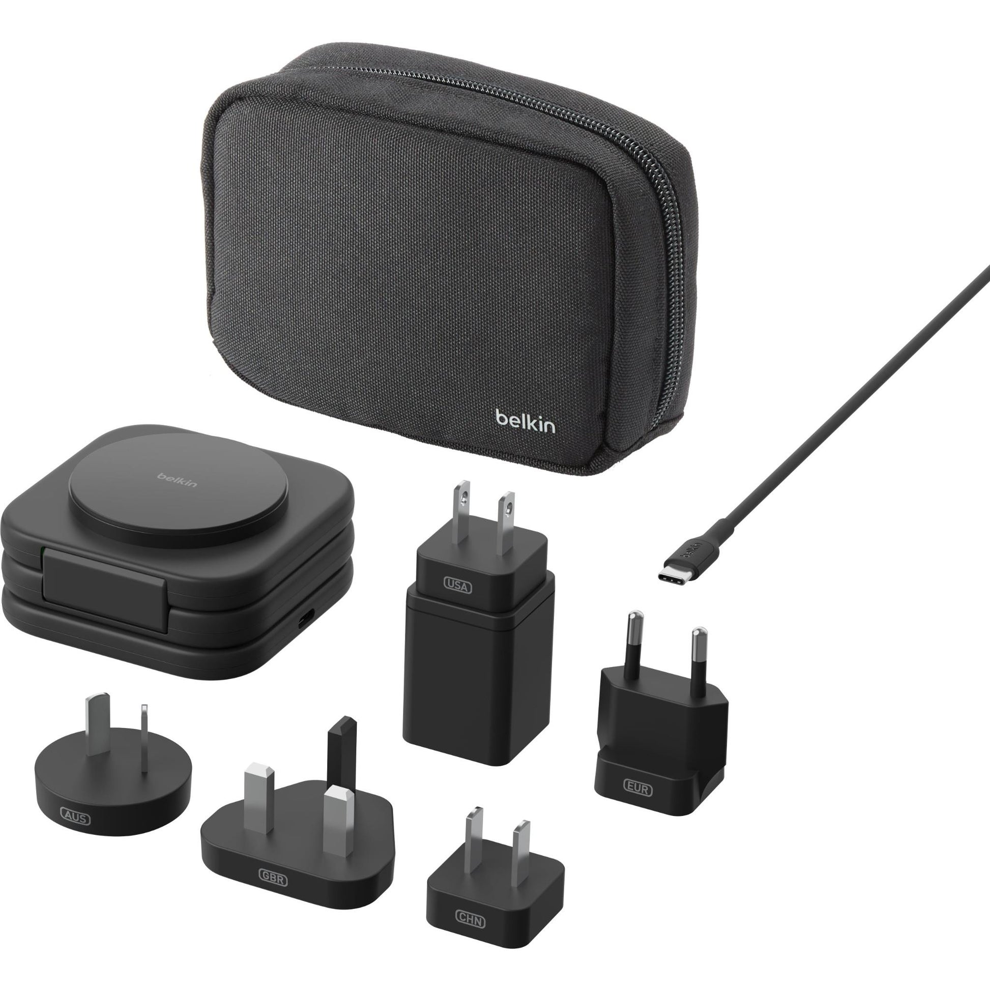 Belkin BoostCharge Pro Travel 3-in-1 Magnetic 15W Wireless Charging Pad