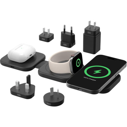Belkin BoostCharge Pro Travel 3-in-1 Magnetic 15W Wireless Charging Pad