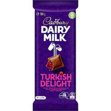 Cadbury Dairy Milk Turkish Delight Chocolate Block 180g