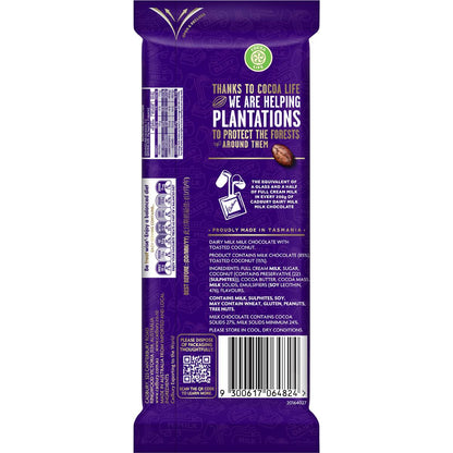 Cadbury Coconut Rough Chocolate Block 180g