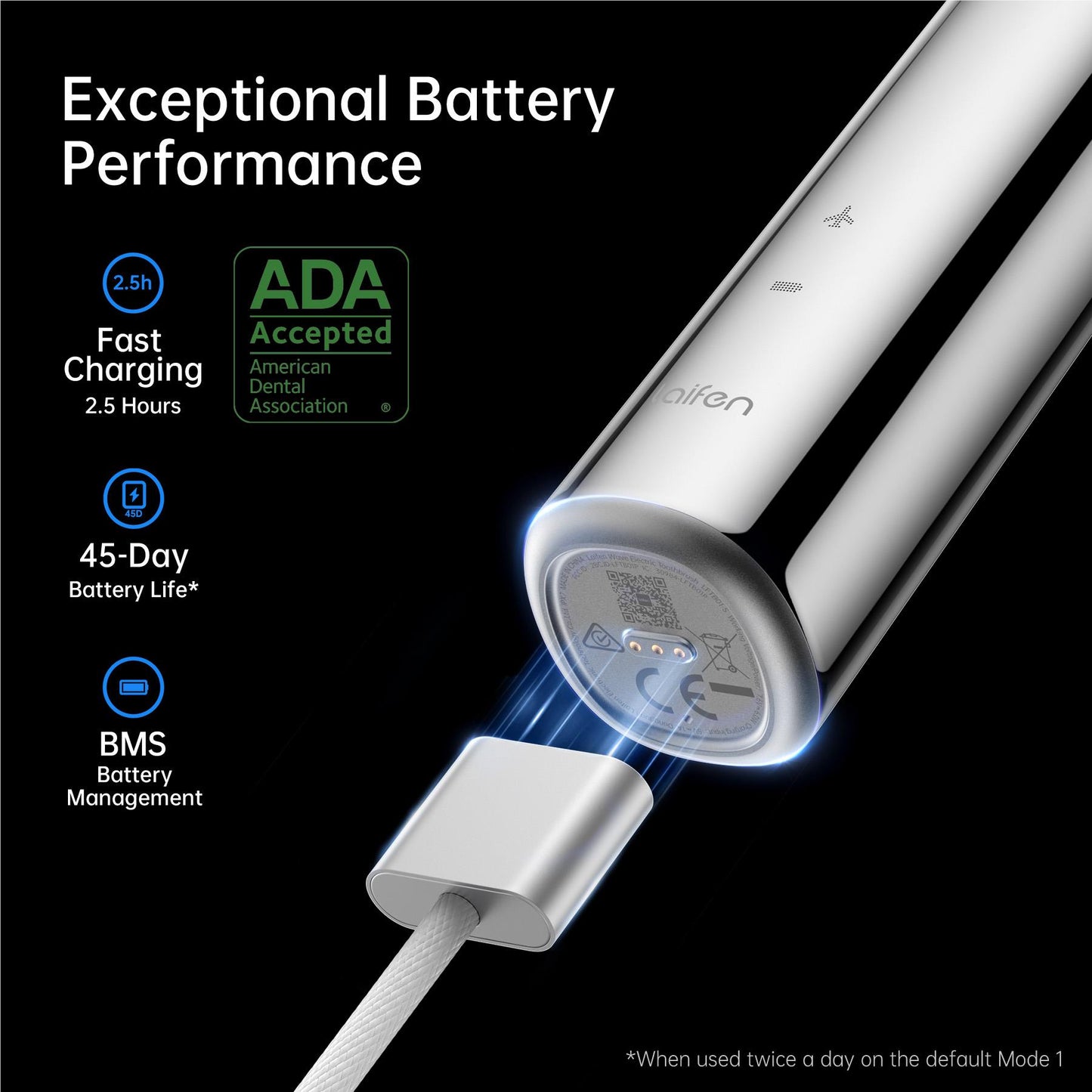 Laifen Wave Electric Toothbrush (Stainless Steel)