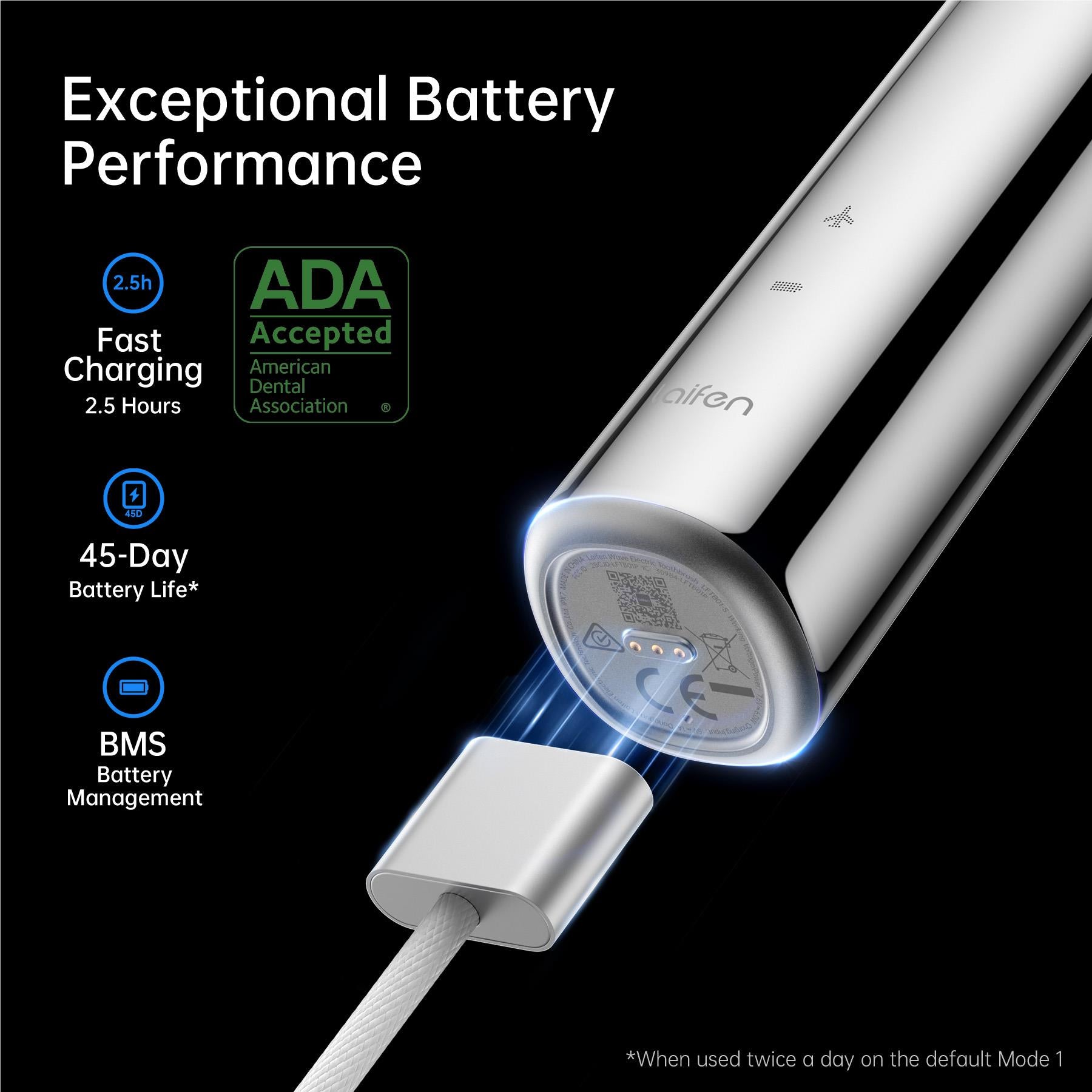 Laifen Wave Electric Toothbrush (Stainless Steel)