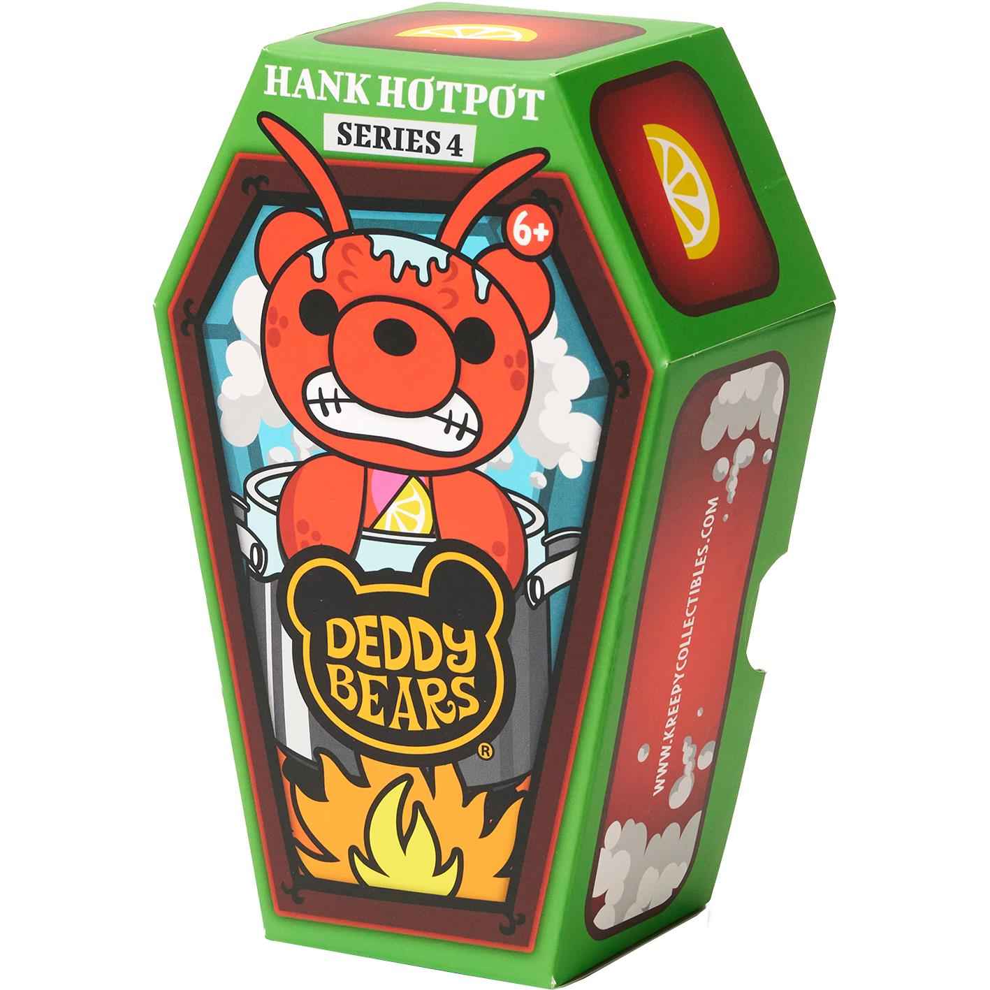 Hank Hotpot Deddy Bear Plush In Coffin