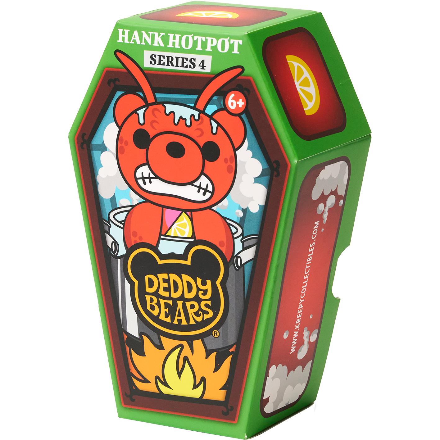 Hank Hotpot Deddy Bear Plush In Coffin