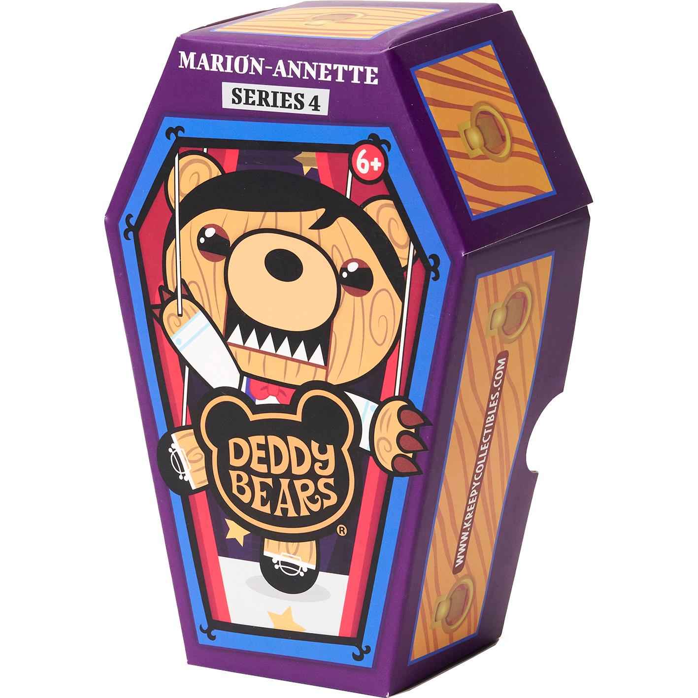 Marion-Annette Deddy Bear Plush In Coffin