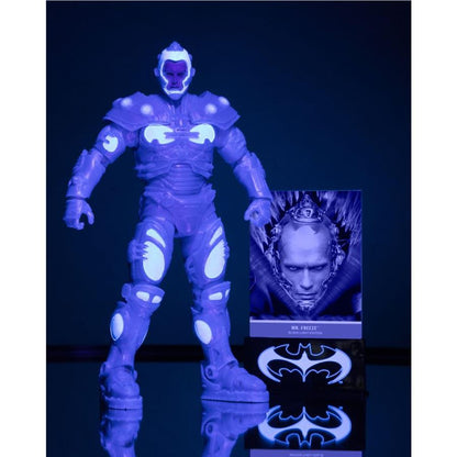 Batman & Robin - Mr. Freeze Black Light Gold Label 7" Figure (McFarlane Toys)