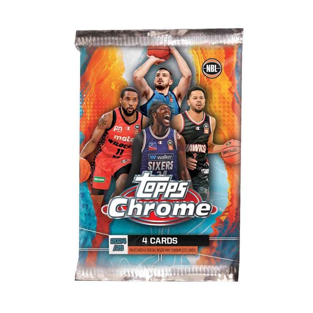 NBL - Topps Chrome 2024/2025 Basketball Trading Cards - Value Blaster Box