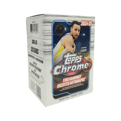 NBA - 2024/25 Topps Chrome Basketball Trading Cards - Value Blaster Box