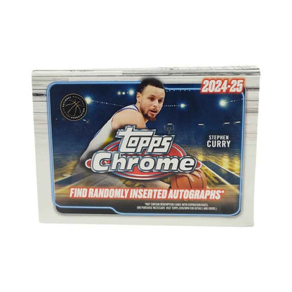 NBA - 2024/25 Topps Chrome Basketball Trading Cards - Value Blaster Box