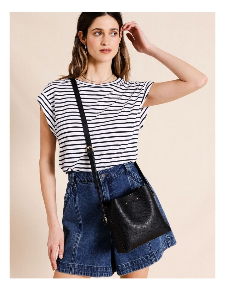 Toledo Black Crossbody Bag
