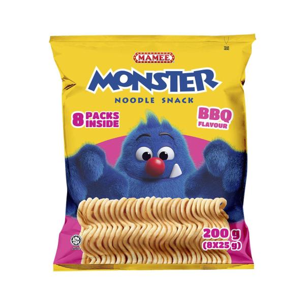 MAMEE MONSTER NOODLE BBQ 8X25GM