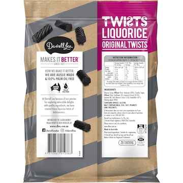 Darrell Lea Liquorice Twists 280g