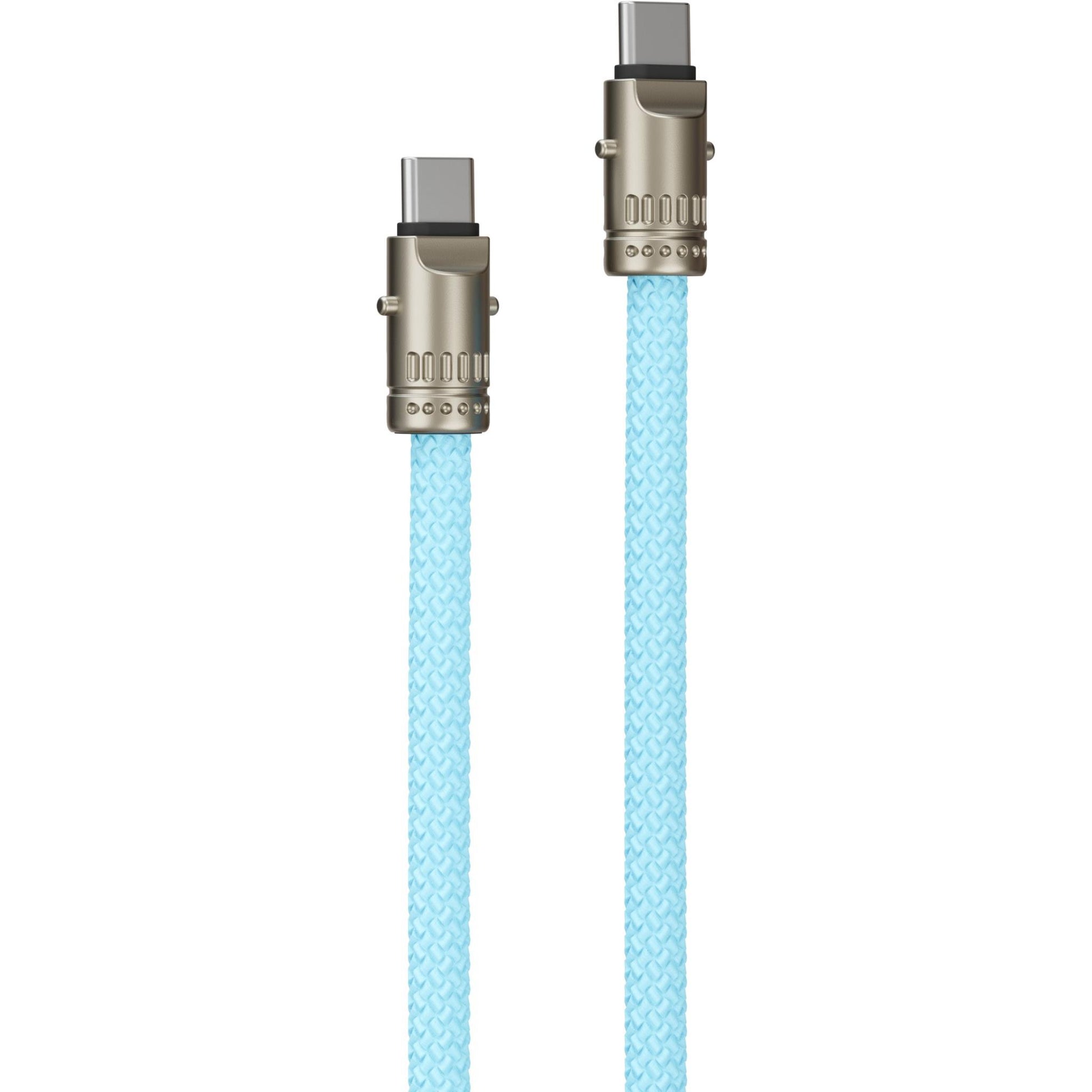 ALOGIC Tether USB-C to C Lanyard Data and 60W Charge Cable 1.2m (Aqua)