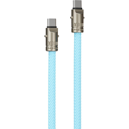 ALOGIC Tether USB-C to C Lanyard Data and 60W Charge Cable 1.2m (Aqua)