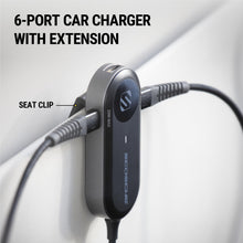 Scosche 100W Multi Travel 6 Port Car Charger
