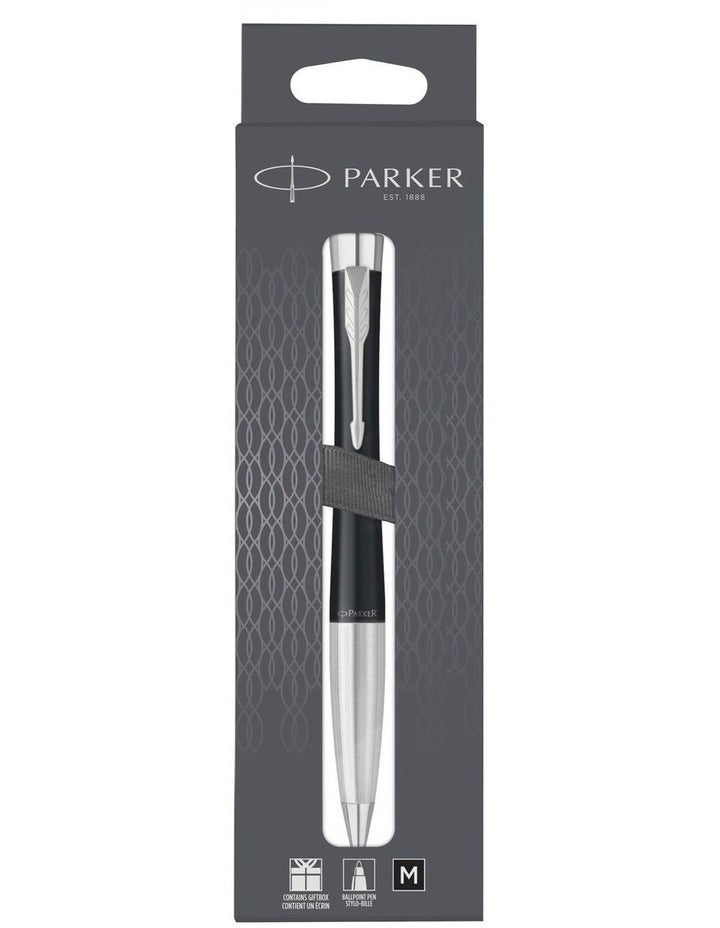 Urban Muted Twist Ballpoint Pen Black Chrome Trim