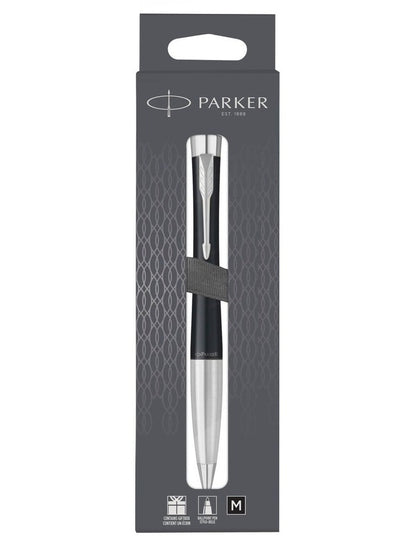 Urban Muted Twist Ballpoint Pen Black Chrome Trim