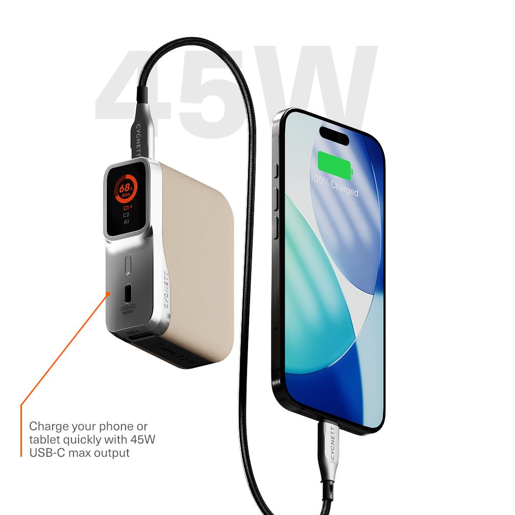 Cygnett Encore 10k Power Bank (Ivory)