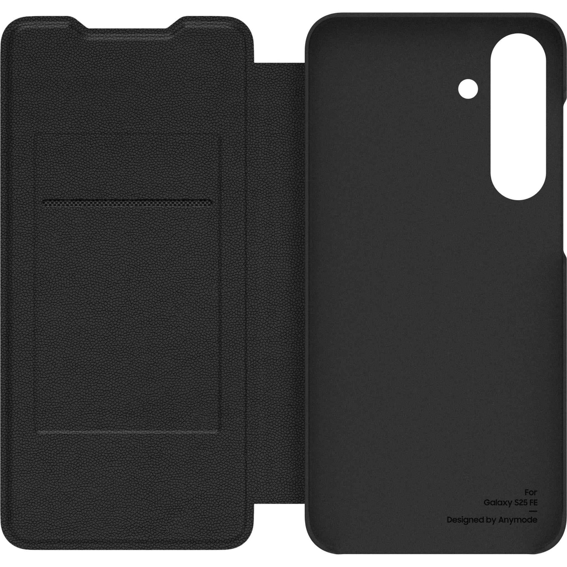 Samsung Galaxy S25 FE Wallet Flip Case (Black)
