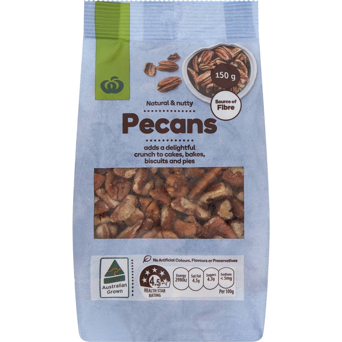 Woolworths Pecans 150g