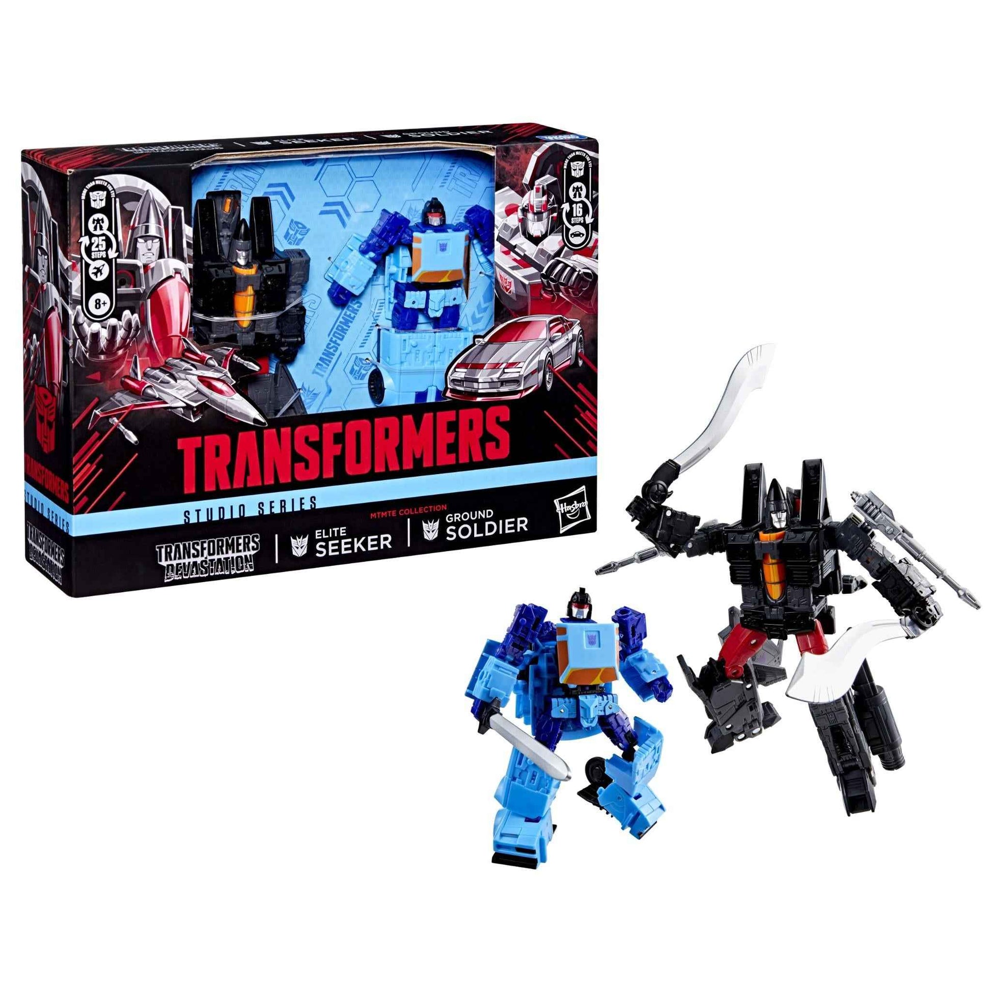 Transformers - Studio Series: Gamer Edition Ground Soldier & Elite Seeker Figures